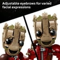 thumbnail image 6 of LEGO Marvel Ravager Jumpsuit Groot Building Toy for Boys & Girls - Poseable Display & Play Figure W/Detonator Device & Adjustable Eyebrows for Kids, Ages 10+ - Gift Idea for Birthdays - 76341, 6 of 8