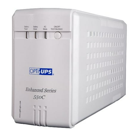Automatic Voltage Regulation Ups Opti Ups 129935 Opti-ups Es550c Usb Automatic Voltage Regulator Avr 8xoutlets Usb 550va 300w 4ms 110/120v 50/60hz White Retail ()