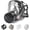 Grey 4007, variant on WAKYFLX Full Face Gas Mask, Gas Masks Survival Nuclear and Chemical with 40mm Activated Carbon Filter and 6001 Filter, Reusable Respirator Mask for Gases, Vapors, Dust, Chemicals(1pcs)