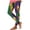 Yellow, variant on Festive Outfits for Women Mardi Gras Leggings Colorful Graphic Printed Tights Holiday Party Slim Fit Pants (XL, Green)