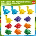thumbnail image 5 of Dinosaure Double Face Assorti Contient 26 Lettres & 10 Chiffres & 10 Graphiques Fins, 5 of 5