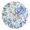 Gold, variant on Round Art Wall Clock Vintage Oil Painting Texture Decorative Clock Black Pointer, Multi-Purpose Desktop & Hanging Creative Decor Clock for Home Living Room Super Beautiful Blue Roses