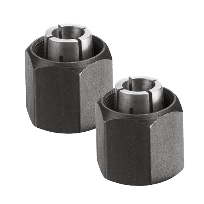 Bosch 1617EVS/1613AEVS Router (2 Pack) 3/8" Collet & Nut 2610906287