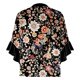 thumbnail image 5 of Tejiojio Women's Casual Printed Top Lace Trim V-Neck 3/4 Sleeves Button Down Fashionable Daily Wear, 5 of 6