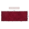 thumbnail image 3 of Home Weavers Modesto Bathroom Rug 100% Cotton Bathroom Rugs Set, Washable Rug, Soft Cotton and Water Absorbent bath Rug, Kitchen Mat, Bath Rug, Bath Floor Mat Non Slip, 21"x54" Runner Red, 3 of 9