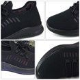 thumbnail image 2 of HONITANO Women's Leisure Mesh Sneakers, 1 Pair Black Breathable Anti- Shoes for Elderly, Moms, Comfortable and Lightweight, 2 of 8