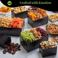 thumbnail image 2 of NUT CRAVINGS Gourmet Collection - Thank You Tower Gift Basket, Gourmet Nuts & Dried Fruits with TY Ribbon + Greeting Card 12 Assortments Food Platter Appreciation Care Package, 2 of 7