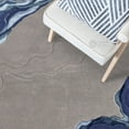 thumbnail image 4 of Teppich Homes Handmade 12x15 Geometric Pattern Tufted Area Rug - Soft Grey Wool Carpet for Living Room and Bedroom, 4 of 7