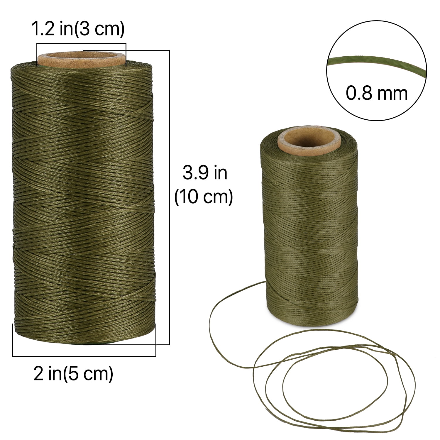 sea-green waxed Brazilian cord, knotting twine, craft cord, waxed cord,  sea-green cord, waxed cord