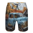 thumbnail image 3 of Fotbe Rustic Vintage Truck Autumn Trajes de Baño Estampados para Hombre, Shorts de Verano de Secado Rápido, Ropa de Playa, Bañadores-Medium, 3 of 6