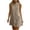 F005-Khaki, variant on Womens Summer Midi Casual Dresses Kids Sleeveless Crewneck Solid Color Skirt, Sundress, Vacation, Beach, Travel