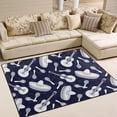 thumbnail image 2 of Coolnut Lightweight Soft Area Rugs 63 x 48 in, Mexican Musicial Instruments Floor Mat for Kids Playing Room Hardwood Floor Living Room Nursery Rugs, 5'3" x 4', 2 of 6