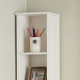 thumbnail image 5 of Kings Brand Furniture Mora 6-Tier Tall Narrow Slim Bookcase, White, 5 of 6