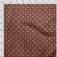 thumbnail image 3 of oneOone Georgette Viscose Fabric Geometric & Floral Block Print Fabric By Yard 42 Inch Wide, 3 of 4
