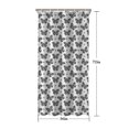 thumbnail image 5 of White Butterfly Black Dot Pattern Shower Curtain 36"x72" ,Bathroom Decorative Shower Curtains Set with 12 Hooks,Modern Waterproof Washable Shower Curtain, 5 of 6