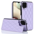 thumbnail image 1 of Nalacover Wallet Case for Samsung Galaxy A12 5G, RFID Blocking Card Slots Holder PU Leather Fashion Back Flip Cover with Kickstand Magnetic Buttons Shockproof Case for Samsung Galaxy A12 5G,Purple, 1 of 8