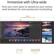 ASUS ProArt Display 34 Ultrawide Curved Professional HDR Monitor - PA34VCNV
