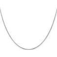 thumbnail image 3 of 14K White Gold Jbsp's 1.4mm Flat Cable Chain (24 X 1.4) Made In Italy 4074-24, 3 of 5