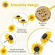 thumbnail image 3 of Sunflower Printed Thumbtacks - Decorative Push Pins for Bulletin Boards and Office, 3 of 5