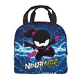 thumbnail image 3 of Ninja Kidz Portable Lunch Bag, Insulated Lunch Box Reusable Lunch Totes Bag For Camping Hiking Travel Picnic, 3 of 8