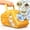 Orange, variant on Bubble Automatic Bubble Blowing Machine , 10000+ Bubbles Per Minute, Bubble Toy for Indoor and Outdoor Birthday Parties - Black