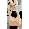 thumbnail image 2 of Kukuzhu Quilted Tote Bags for Women Lightweight Quilted Puffer Shoulder Bags Cotton Padded Hobo Purse Lattice 2023, 2 of 7