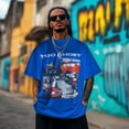 thumbnail image 2 of Too Short Men's Short Dog Slim-Fit T-Shirt Medium Blue | Licensed Control Industry Merchandise, 2 of 5
