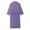 Purple, variant on Hvyesh Men Waffle Bathrobe Lightweight Solid Kimono Bath Robes Comfy Long Sleeve Shawl Collar Sleepwear Pajamas
