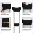thumbnail image 4 of Velvet Crutch Pads for Underarm and Hand Grips Non Slip Universal Padded Crutches Covers Crutch Accessories, 4 of 4
