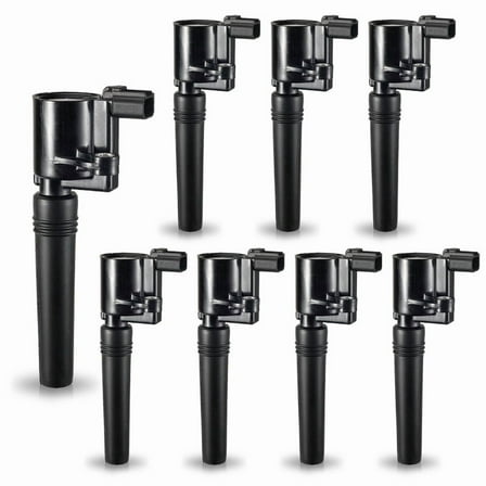 Set of 8 ISA Ignition Coil Pack Compatible with 2000-2006 LS 2000-2003 S-Type 2002-2005 Thunderbird  3.0L 3.9L 4.0L 4.2L V8 Replacement for FD506 C1234 DG515 DG509