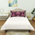 thumbnail image 6 of JSTEL Pink Skull Stars & Polka Dots Satin Pillowcase Queen Size Pillow Cases Envelope Closure Bed Pillow Cover, 20 x 30 inch, 6 of 9