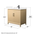 thumbnail image 7 of Wyndham Collection WCH757536SHBCCUNSMXX Janna 36" Free Standing Single Basin Vanity Set -, 7 of 7