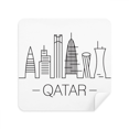 thumbnail image 1 of Drawing City Qatar Landmark Glasses Cloth Screen Cleaner Suede Fabric 2 Pack, 1 of 2