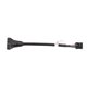 thumbnail image 1 of Adaptador de cable jixopn USB 2.0 de 9 pines para placa base hembra a USB 3.0 de 20 pines para carcasa macho, 1 of 6