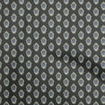 thumbnail image 1 of oneOone Viscose Jersey Dark Gray Fabric Goddess Durga Face Craft Projects Decor Fabric Printed By The Yard 60 Inch Wide, 1 of 5