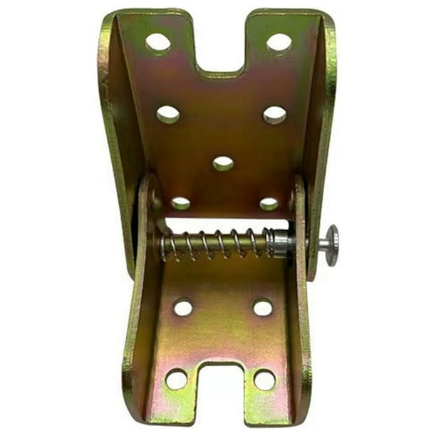 Bisagra de 90 grados, soporte invisible, pata de cama plegable con autobloqueo, marco de metal, para dormitorio, búsqueda de alto volumen, resistente, portátil, ajustable, para oficina