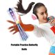 thumbnail image 4 of Navajas de entrenamiento romas de acero inoxidable con cuchillo de mariposa de práctica (colorido) Ndcxsfigh nuevos, 4 of 8