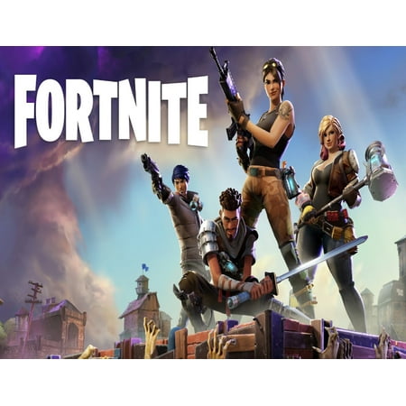 16 Birthday Cake - Fortnite Personalized Birthday Edible Frosting Image 1/4 sheet Cake Topper