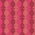 thumbnail image 1 of Ahgly Company Machine Washable Indoor Square Transitional Crimson Red Area Rugs, 4' Square, 1 of 7