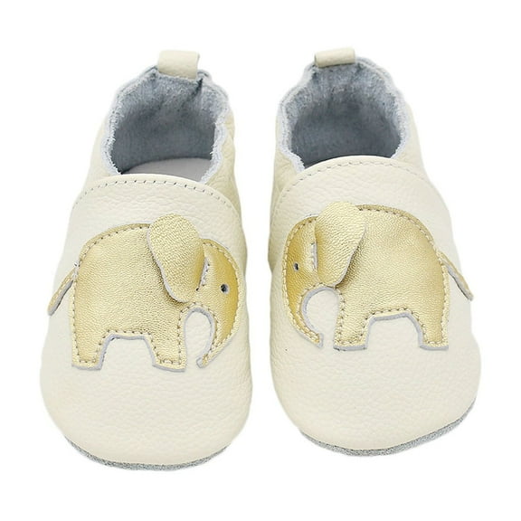 Girls Boys Sneakers Comfortable Baby First Walking Shoes Soft Leather Crawling Shoes for Toddlers Ideal for Early Stages of Walking and Crawling Baby Sneakers(Color:Beige,Size:18-24 Months)