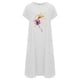 thumbnail image 5 of Vestido suelto de manga corta informal con estampado floral de algodón y lino de verano para mujer con bolsillo y cuello redondo Pompotops  ghjkhdj12063, 5 of 6