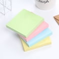 thumbnail image 5 of Clearance Post it notes under $5,Sticky Notes 7.6x7.6cm Self Stick Notes Bright Colors Sticky Notes Student Paper Self Adhesive Note Paper Square Sticker (Pastel) 1PC, 5 of 9