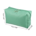 thumbnail image 4 of Unique Bargains Floral Makeup Bag Zipper Flower Cosmetic Pouch Green, 4 of 7