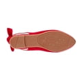 thumbnail image 3 of Sandalias de piso color Rojo Exterior Textil, Ajuste con 1 tiempo, Construcción Vegano RBBASICS 345, 3 of 3