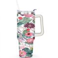 thumbnail image 2 of Cactus 40 Oz Tumbler with Handle Lid and Straw, Stainless Steel Double Walled Vacuum Insulated Cup, Cute Anniversary Wedding Birthday Gifts Tumbler for Women Men Friends Outdoor Indoor, 2 of 7