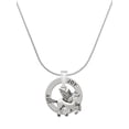 thumbnail image 1 of Delight Jewelry Silvertone Medium Pegasus Joy Ring Charm Necklace, 18", 1 of 4