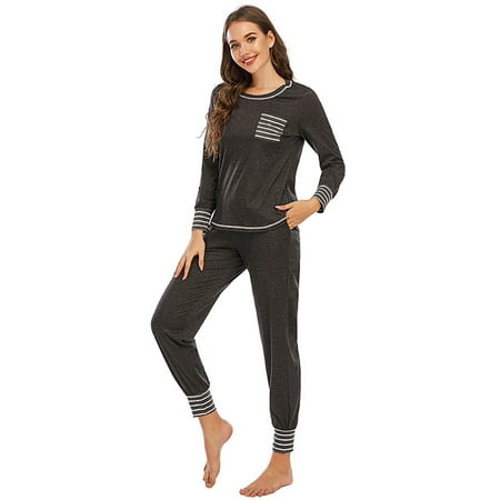 

Spdoo Pajamas Women’s Long Sleeve Sleepwear with Long Pants Soft Loungewear Pj Set S-XXL