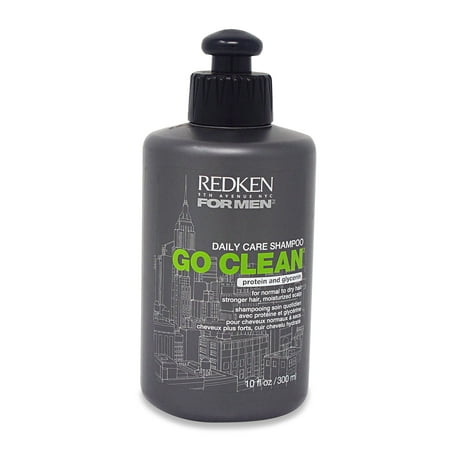 Go Clean Daily Shampoo by Redken for Men, 10 Oz