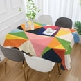 thumbnail image 2 of Yayeee Tablecloths 60" x 120" Rectangle Wrinkle Resistant Party Table Cover, Minimalist Triangles, 2 of 8