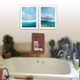 thumbnail image 2 of "Sea Bliss" 2-Piece Vignette by Eve Wheeler, White Frame, 2 of 2